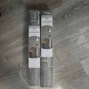 NuWallpaper Gray Brick Peel and Stick Wallpaper